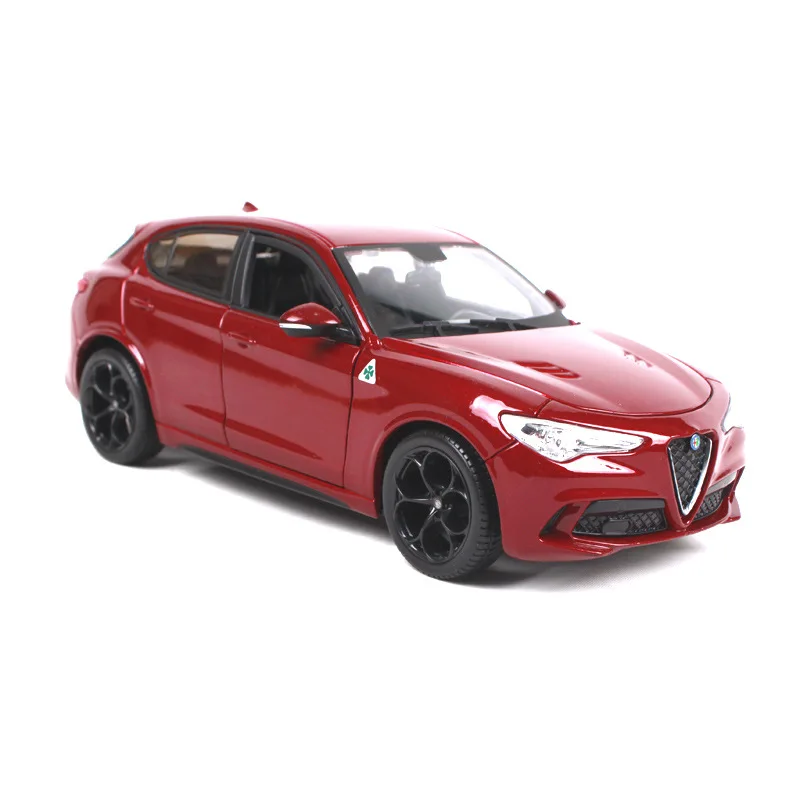 Burago 1:24 имитация сплава Модель автомобиля игрушка для Alfa Romeo STELVIO Giulia литая под