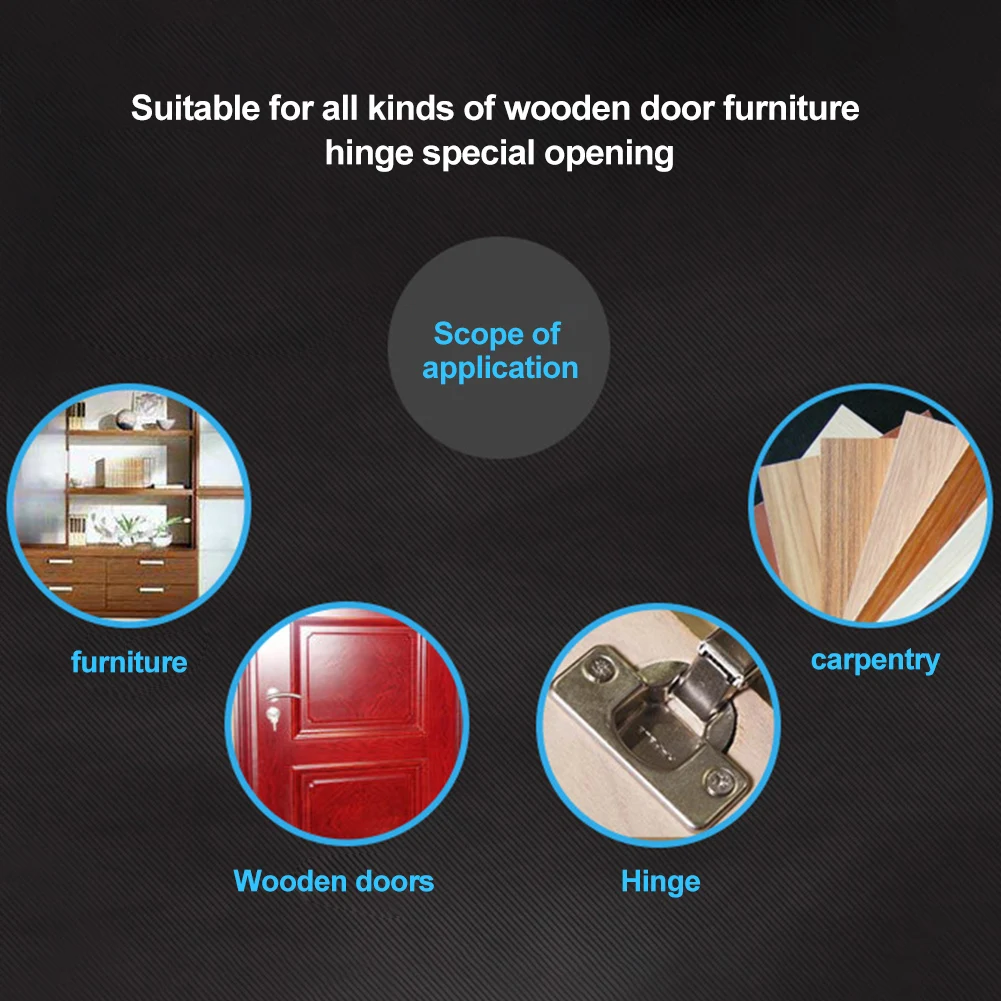 

3 Blades Easy Install Cutter 35mm Hexagonal Shank For Metal Tungsten Carbide Drill Bit Woodworking Hole Saw Opener 4 Teeth