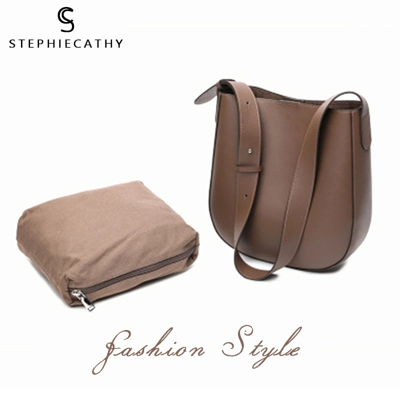 SC Повседневный стиль натуральная кожа женская сумка через плечо одноцветная