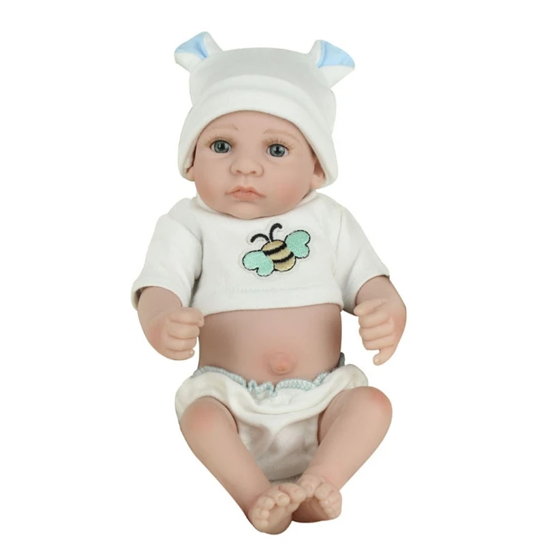 

10 Inch Looking Lifelike Realistic Baby Silicone Newborn Care Soft Body Toy