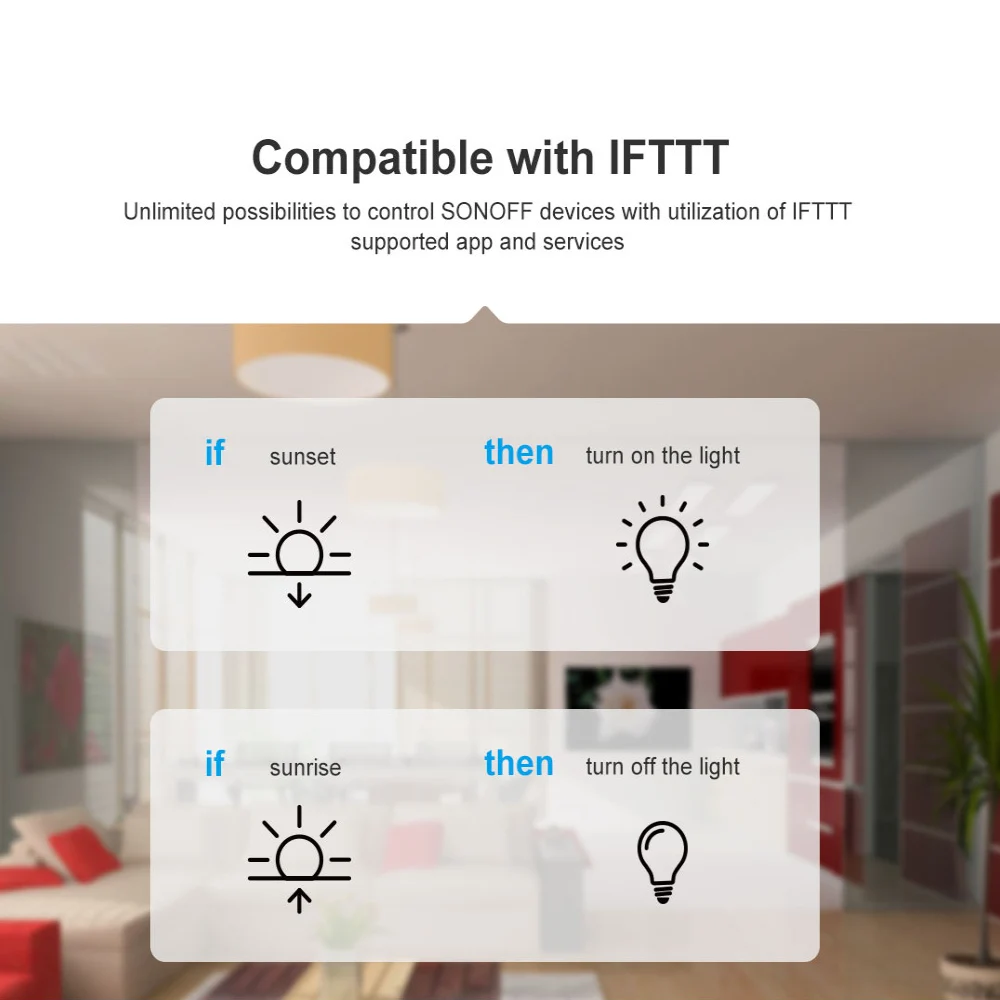 SONOFF wifi DIY умный переключатель 433 МГц RF управление таймером приложение