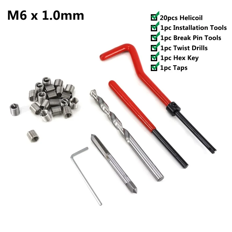 

Набор для ремонта резьбы xcan M3/M4/M5/M6/M7/M8/M10/M12/M14