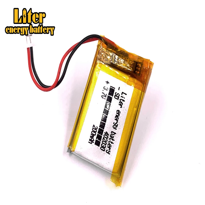 Полимерный литиевый Lipo аккумулятор 3 7 V 200mah 402030 JST 1 25mm заказной CE FCC ROHS MSDS