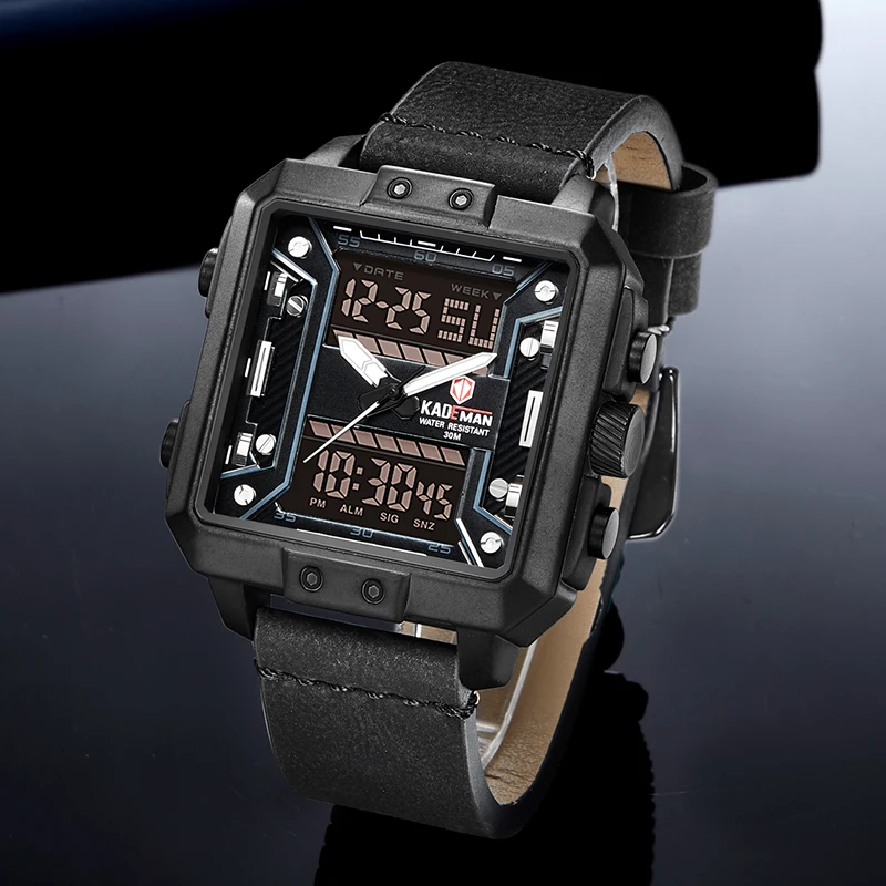 Мужские часы Лидирующий бренд роскошные светодиодные цифровые военные