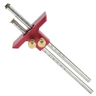 Калибр для разметки деревообработки, из нержавеющей стали, Европейский, двойной, врезной калибр, писец, лезвие, разметчик, линейка, деревянный писец