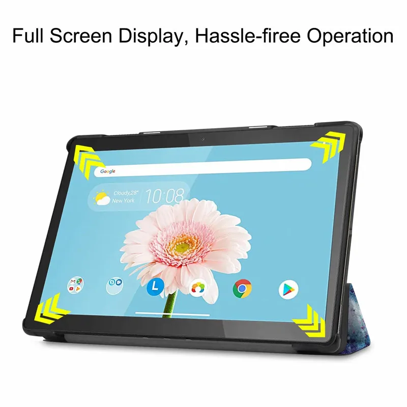 Чехол для Lenovo YOGA Tab M10 10 1 Smart Cover принципиально складной кожи Подставка TB-X505F X505L X505X