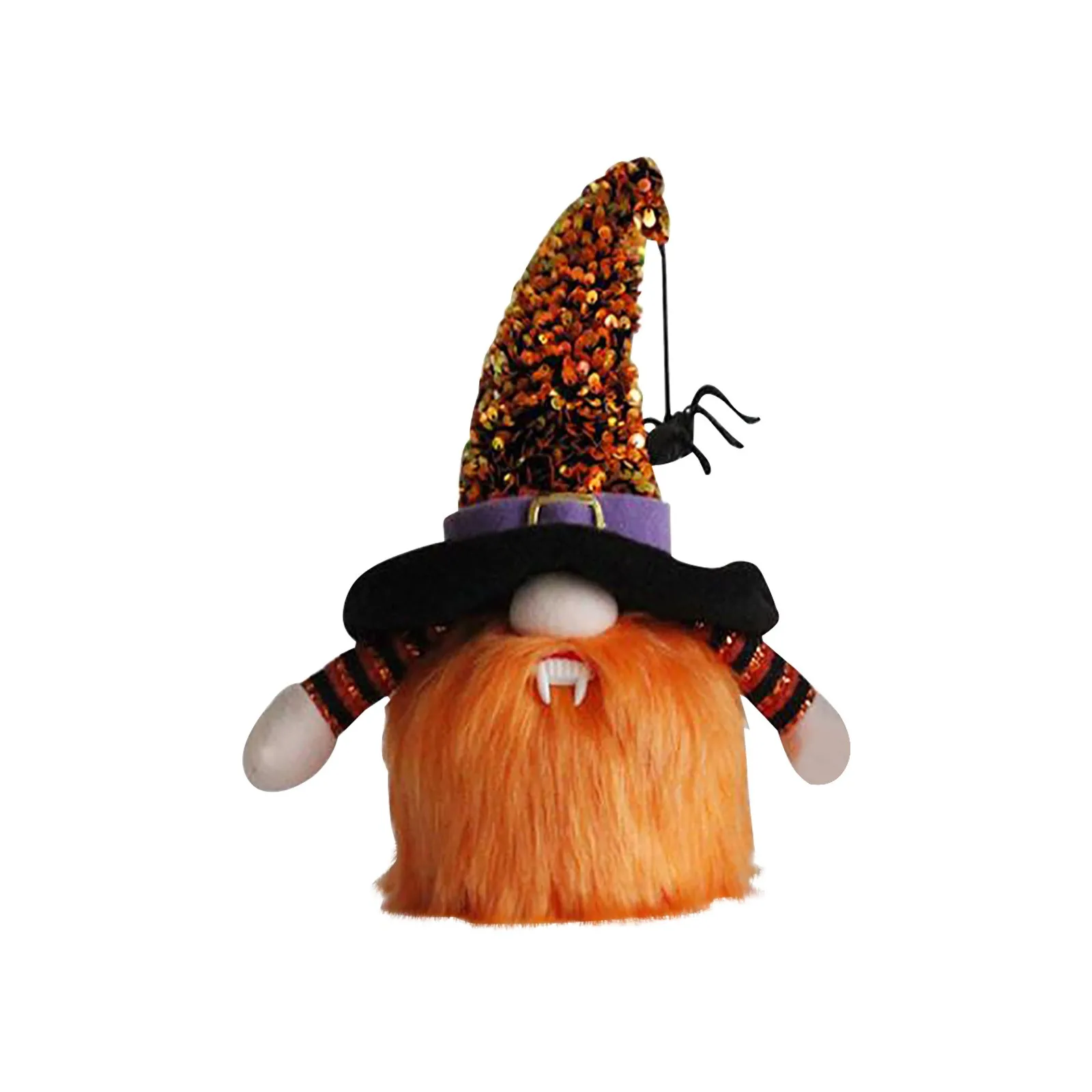 

Halloween Spider Vampire Gnome Props Ornament Faceless Doll with Lights Halloween Festival Party Desktop Ornament Gifts