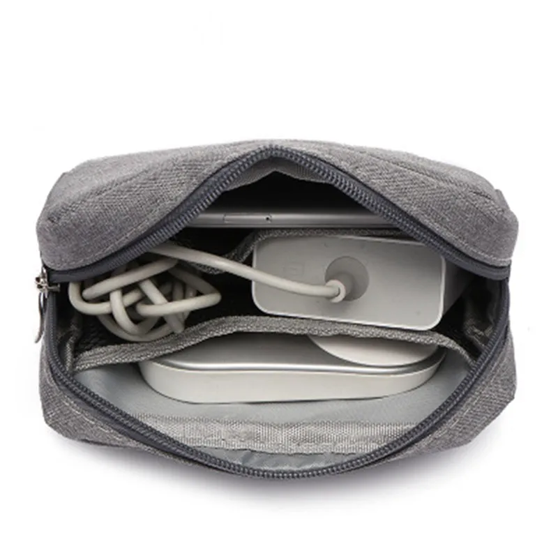 Дорожная цифровая сумка для хранения Портативный чехол органайзер на молнии