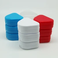 baby tooth box keepsake pure color plastic organizer boys girls teeth umbilical collection storage box baby souvenirs