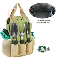 multifunctional garden tool bag 600d oxford fabric storage bag gardening tools carrying handbag horticultural tool bag