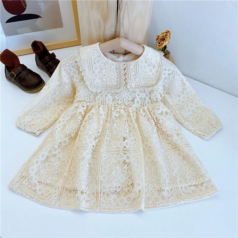 

Платье принцессы для девочек, платье принцессы с вышивкой для девочек, кружевное детское Сетчатое платье с цветами, милая стильная одежда д...