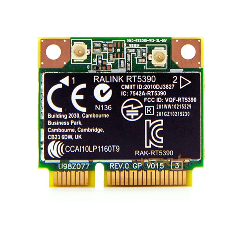 Оригинальная Wi Fi беспроводная карта для Ralink RT5390 300 Мбит/с 802.11b/g/n половинчатая Mini PCI