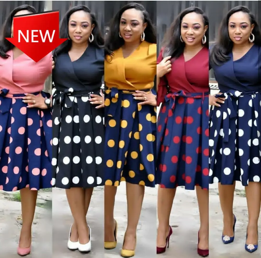 

Женское платье с принтом в африканском стиле