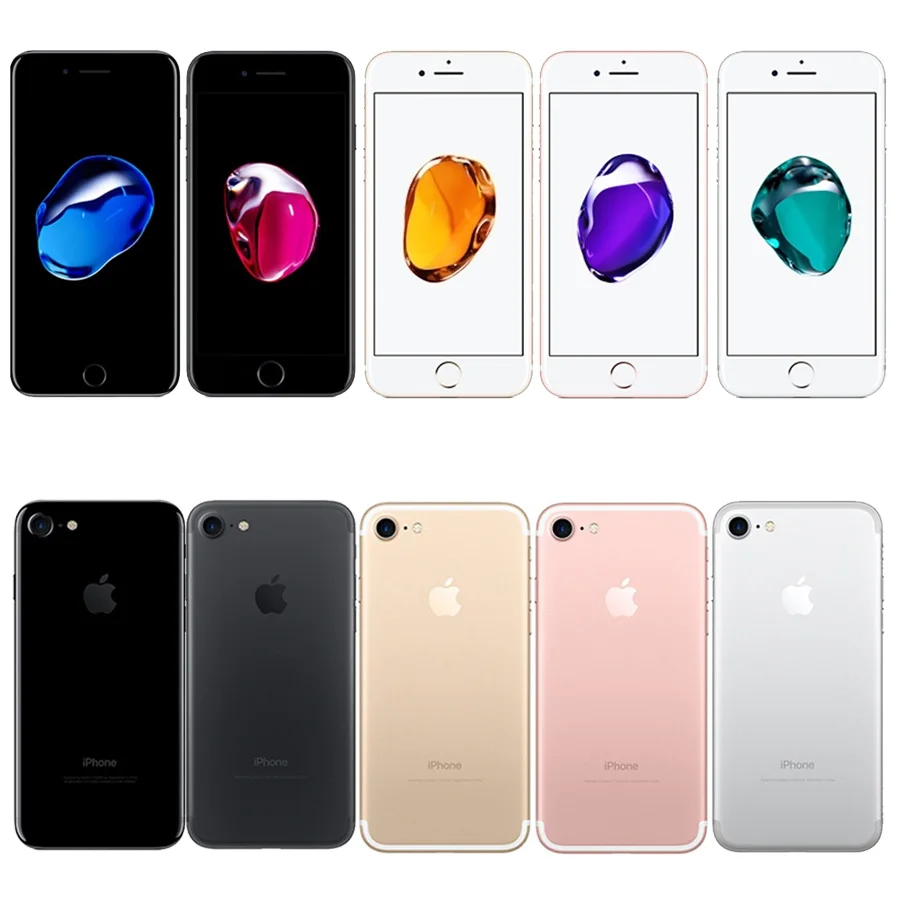 Apple iPhone 7 4," 2 Гб ОЗУ 32/128/256 Гб ПЗУ 12.0MP четырехъядерный IOS 10 отпечаток пальца разблокированный 4G LTE мобильный телефон