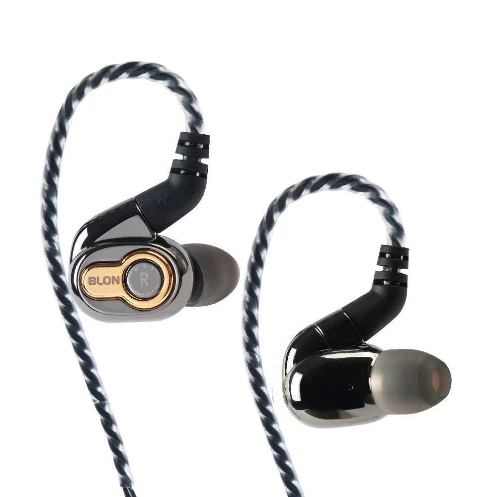 BLON BL-05 BL05 2nd Generation 10 мм Carbon Nanotube CNT диафрагма наушники-вкладыши HIFI спортивные