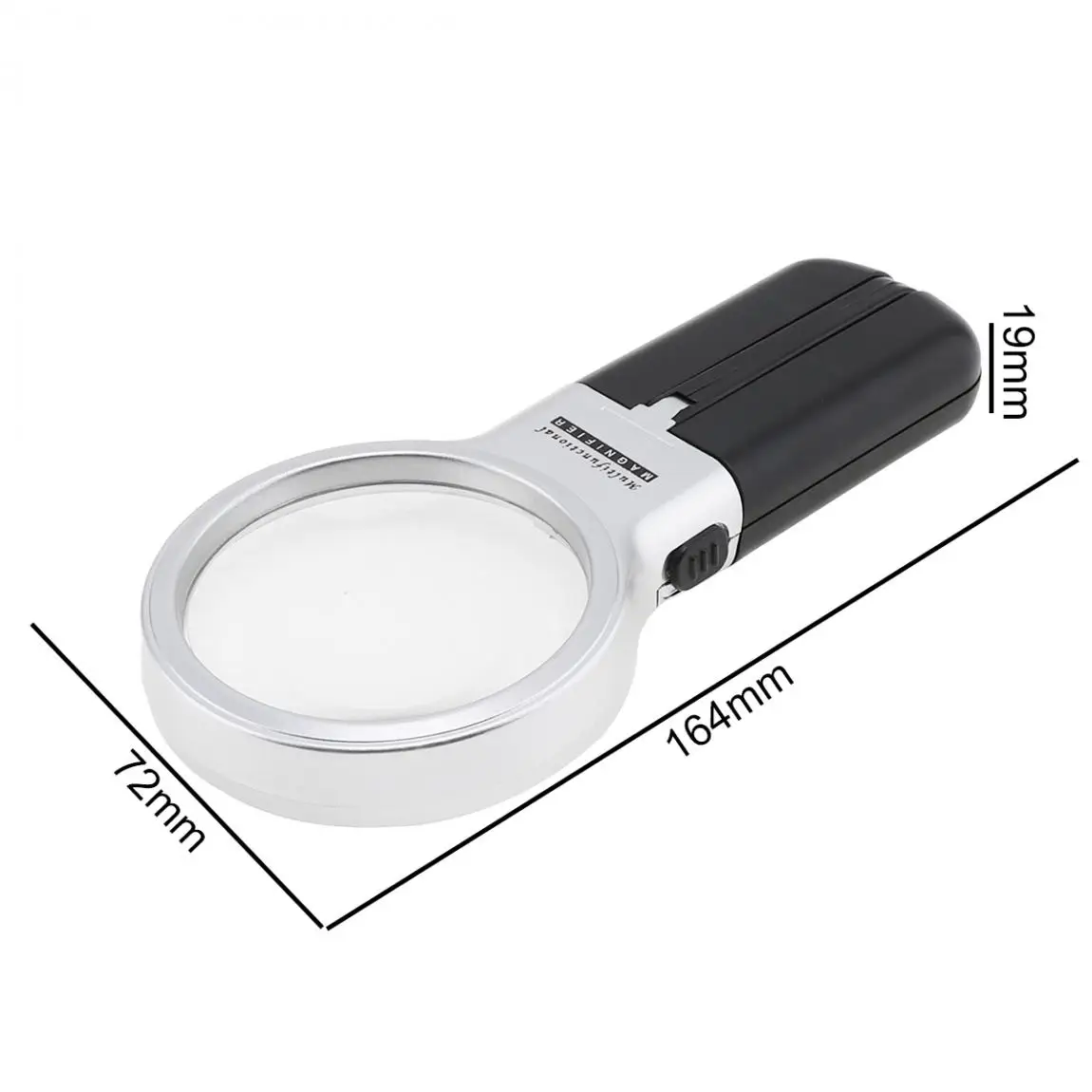 Увеличительные стекла 3X 62 мм регулируемый угол пластиковая многофункциональная