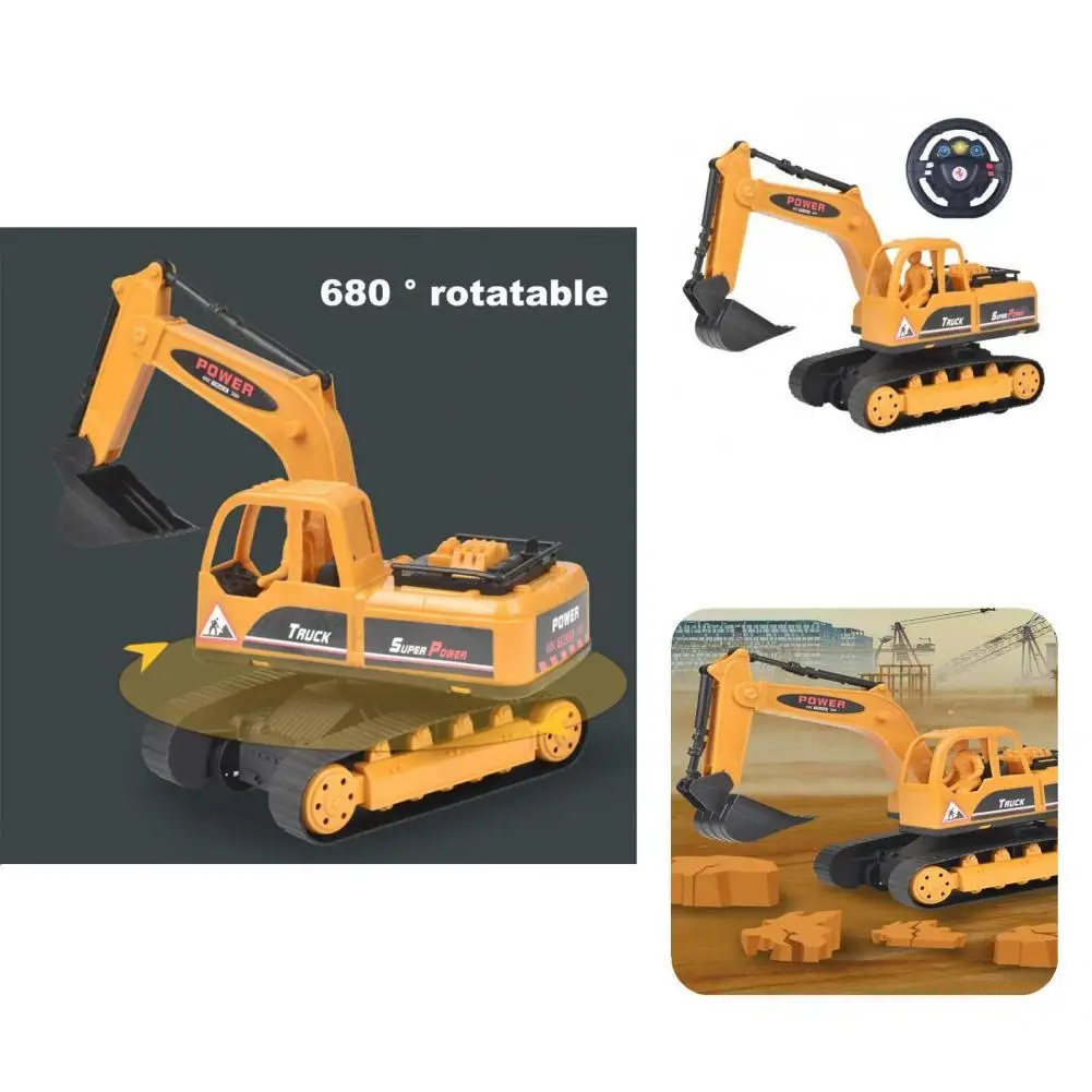 

Амортизирующий надежный противоударный Электрический строительный Игрушечный Грузовик с дистанционным управлением для детей