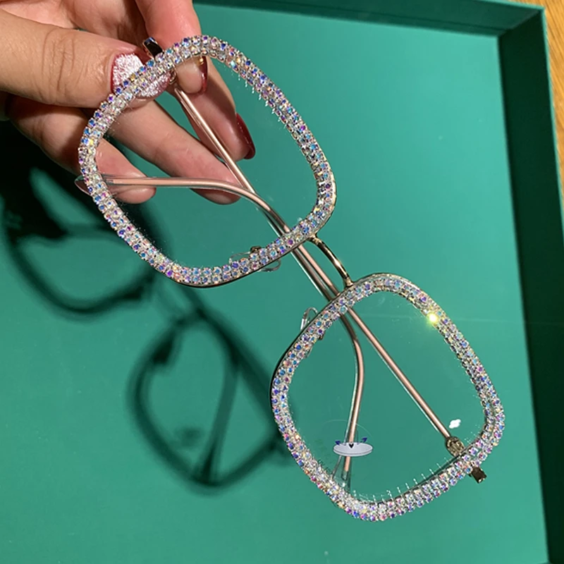 Очки по рецепту Wonen квадратные большие солнцезащитные очки с прозрачными линзами