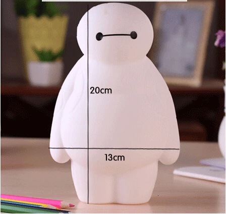 Ellen Brook, 1 штука, милый мультяшный каваи, силиконовый, Baymax, портативная ручка, карандаш, косметичка, карманный, для школы, офиса, стационарный чехол