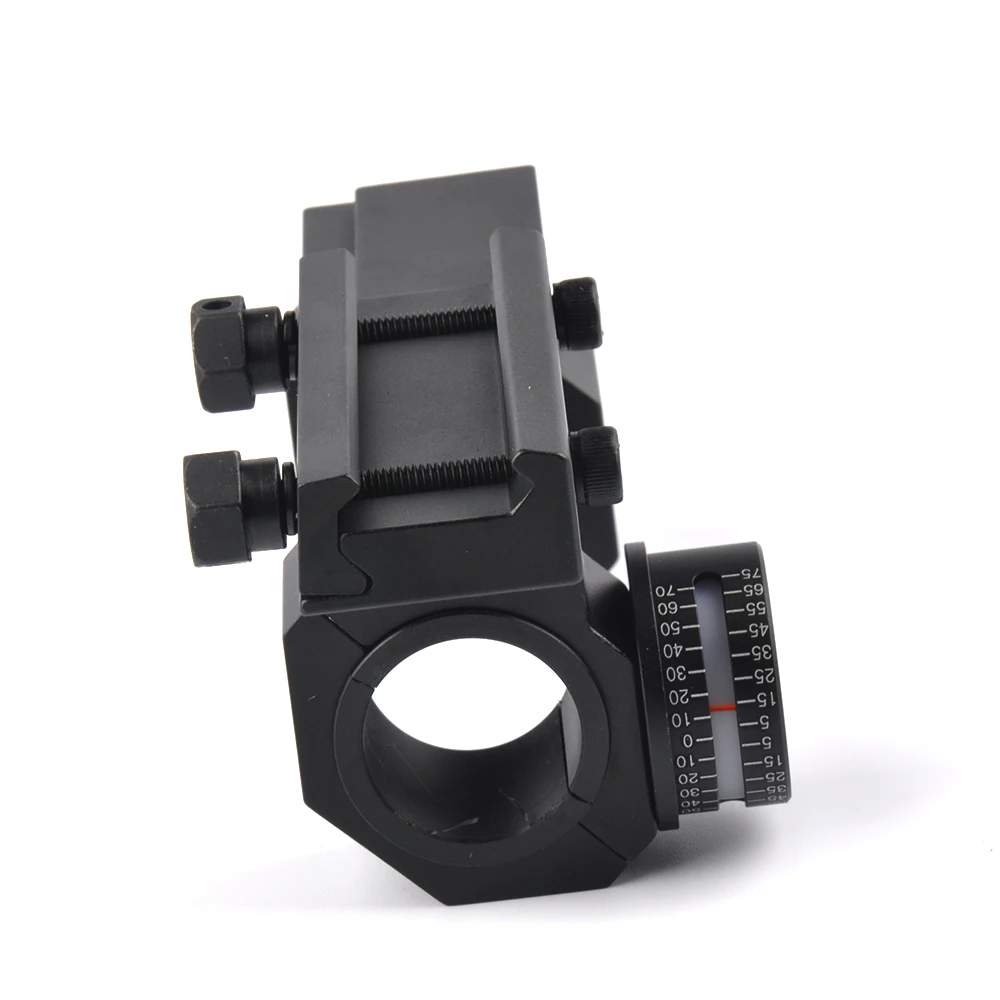 

High Accuracy Spirit Bubble Level Mount 25.4mm/30mm Hunting Mount Dual Ring with Angle-Indicator for 20mm Picatinny Rail