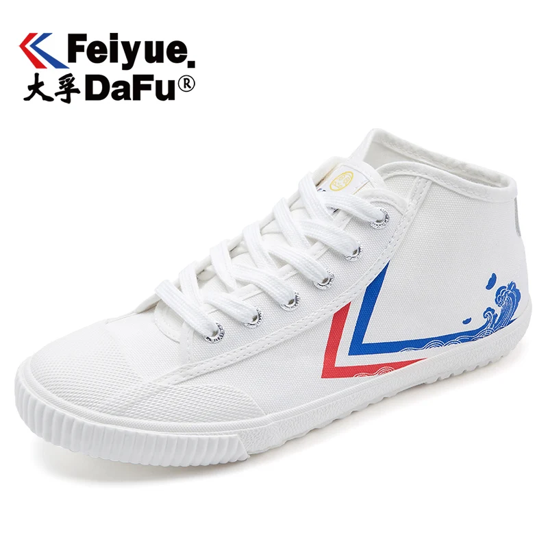 Feiyue Pepsi Joint limited edition парусиновая обувь мужская и женская обувь высокие вулканизированные туфли на плоской подошве осенние удобные модные кроссовки 03