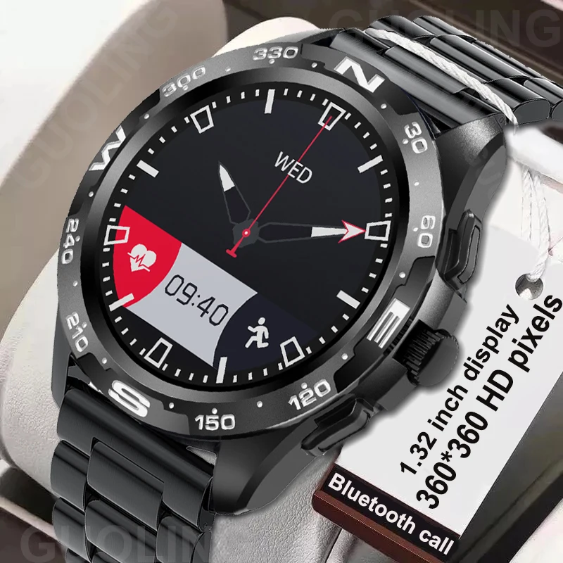 

2021New Bluetooth Call Smart Watch Men Multifunction Sports Fitness Health Monitor Alarm Clock Reminder Men Smartwatch For Phone