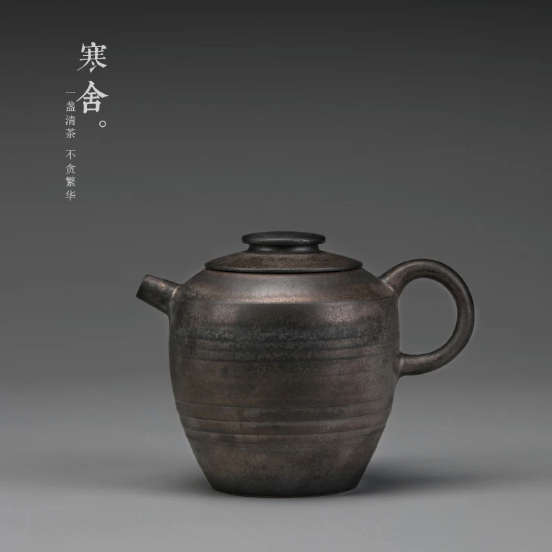 Китайский чайник кунг-фу грубая керамика глазурь домашний чай для церемонии