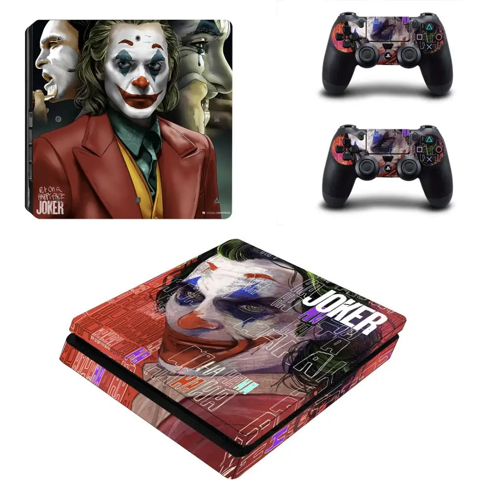 DC Джокер PS4 Slim sticker s Play station 4 наклейки для кожи наклейки для playstation 4 PS4 Slim консоль и контроллер Скины Виниловые