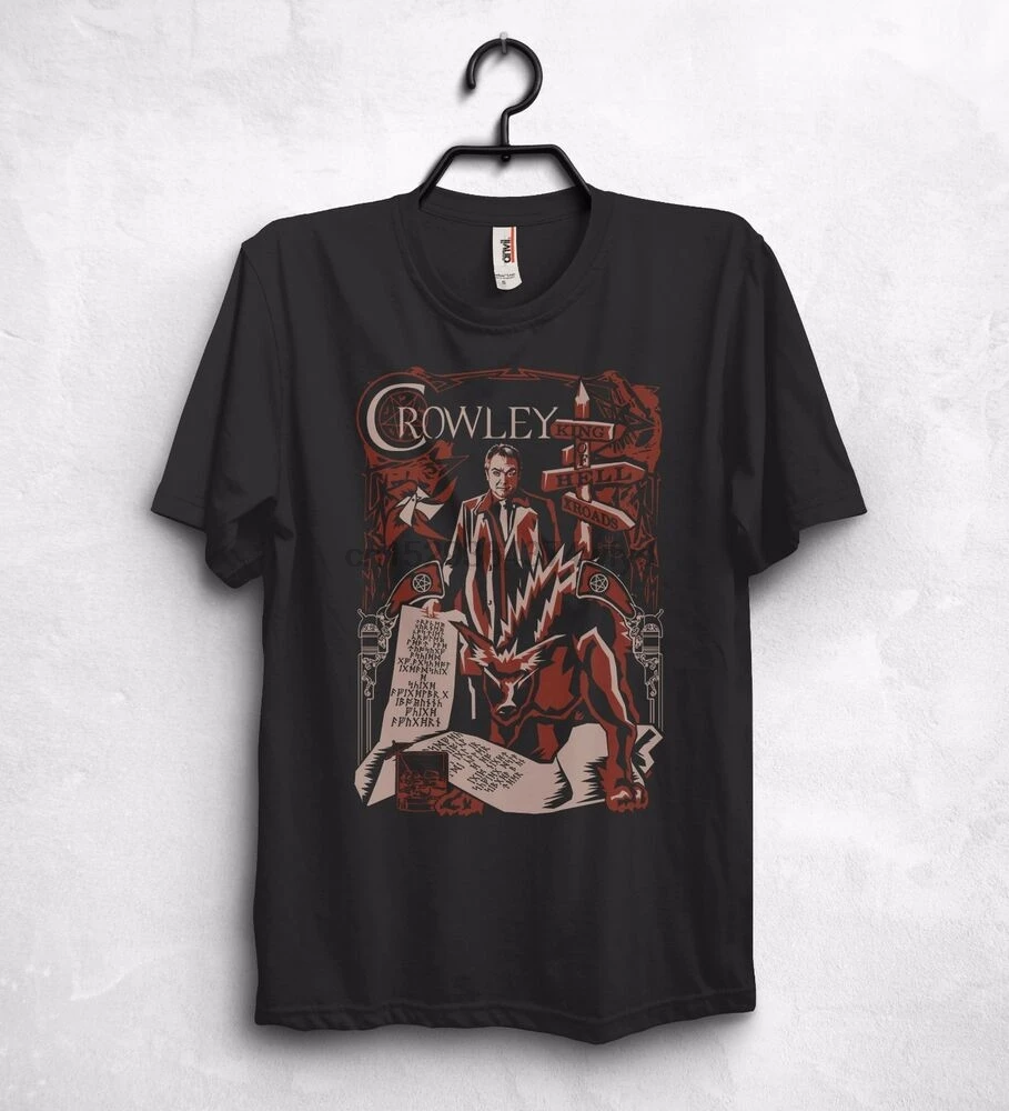 Футболка Crowley Fergus Roderick Macleod Top Demon King of Hell a supernatural |