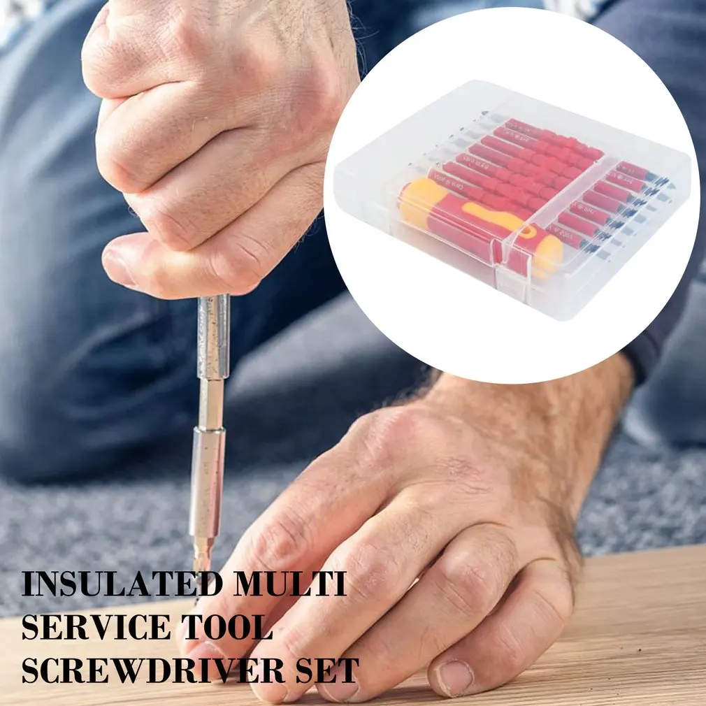 8 в 1 многофункциональная электрическая Изолированная отвертка для ремонта