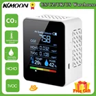 Многофункциональный цифровой измеритель CO2 5 в 1, прибор для измерения температуры и влажности, датчик содержания углекислого газа и содержания летучих соединений, датчик качества воздуха