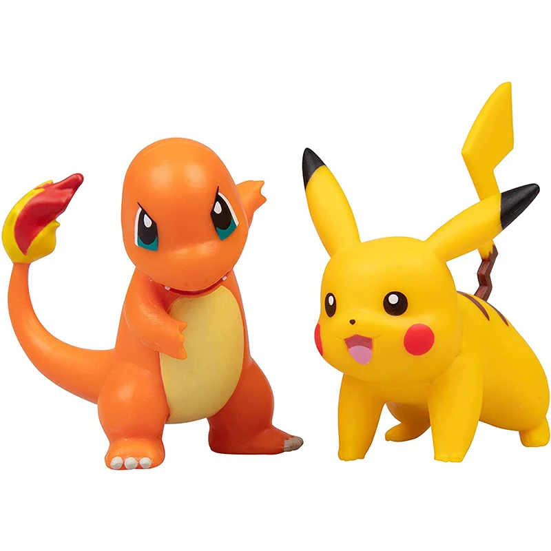 

Takara Tomy Pokemon Figures Gengar Pikachu Charmander Squirtle Anime Figure Authentic Pvc Collection Model Toys for Kids Gifts