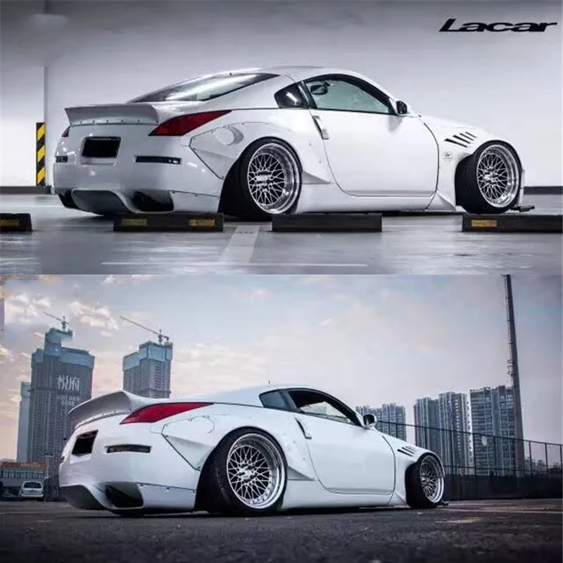 Автомобильные аксессуары для Nissan 350Z FRP волокна Стекло RB Стиль задний диффузор 3