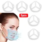 Пластиковая маска для лица Mascarilla, модная многоразовая моющаяся маска с держателем, увеличивает дышащее пространство, моющиеся колпачки для рта