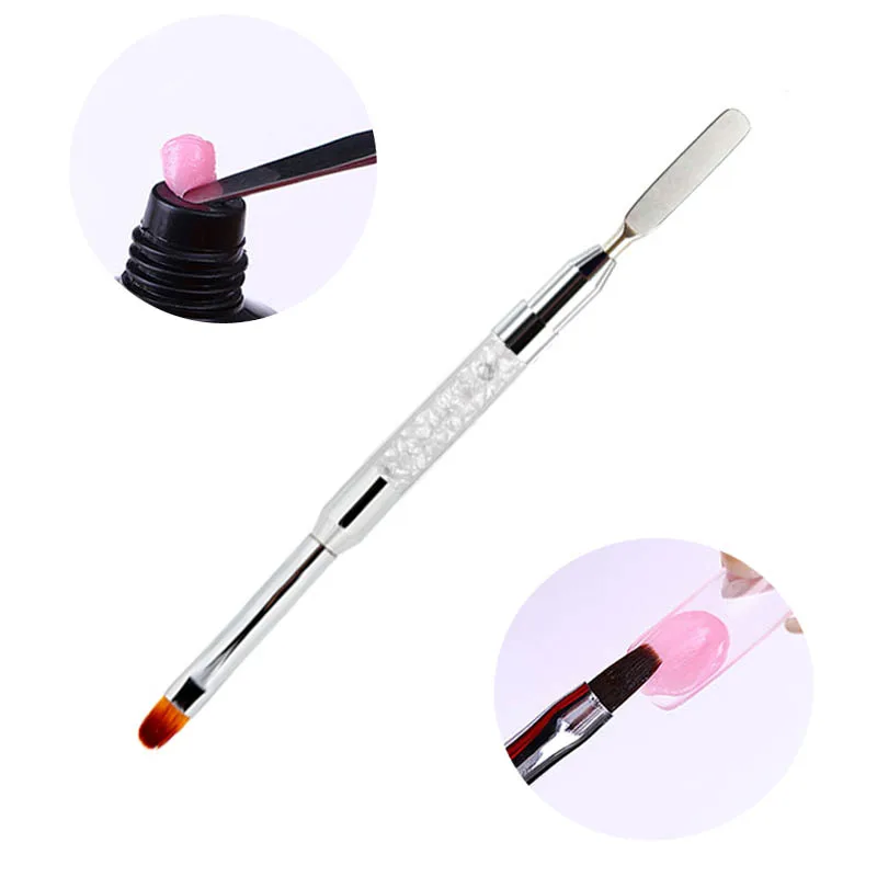 Набор полигелей для наращивания ногтей с наконечниками двойная форма Qiuck сухой