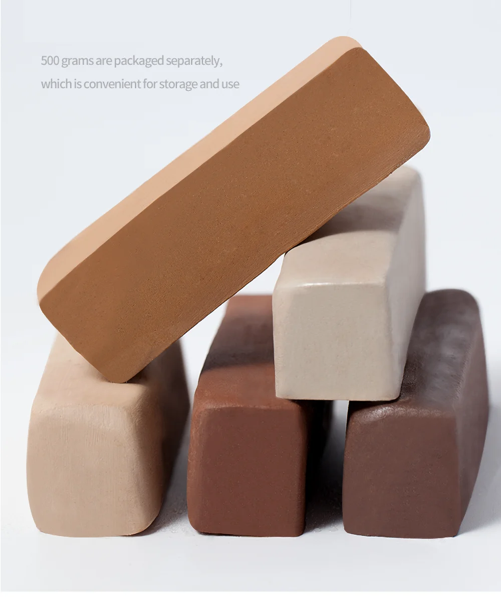 500 г Профессиональная мягкая глина из глины резная керамическая