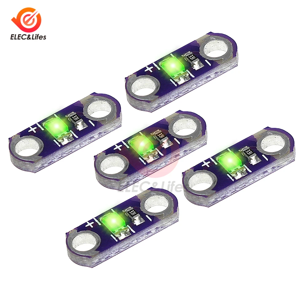 5 шт. мини LilyPad SMD светодиодный модуль красный/синий/зеленый/желтый/модуль белых