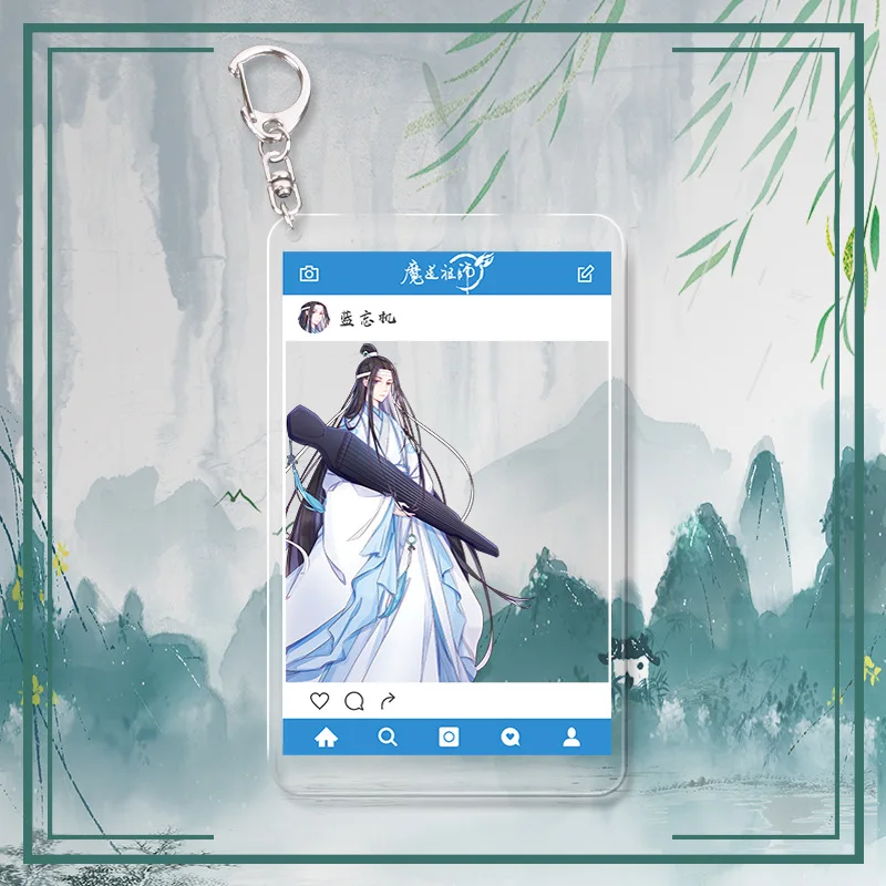 8 Аниме брелок Grandmaster of Demonic Cultivation Tian Guan Ci Fu FATE My Hero Academy mo dao zu shi мультфильм акриловый брелок - Цвет: 8