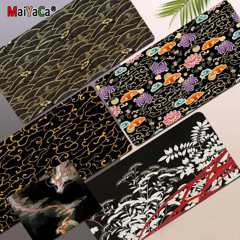 

Высококачественный красивый коврик для мыши MaiYaCa в китайском стиле с аниме, коврик для большой кромки, скоростная версия, игровой коврик для...