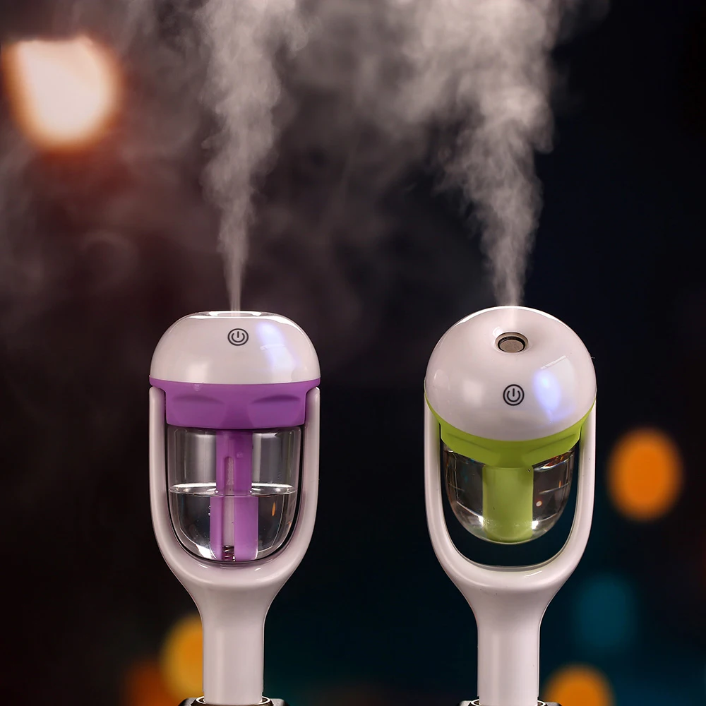 

Car Air Humidifier Mini Steam Air Purifier Aroma Diffuser Essential Oil Aromatherapy Diffuser Mist Maker Sprayer For Car Clean