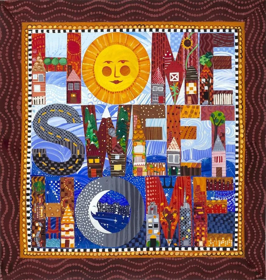 

Набор для алмазной вышивки крестиком JMINE Div 5D Home Sweet Home Sun city