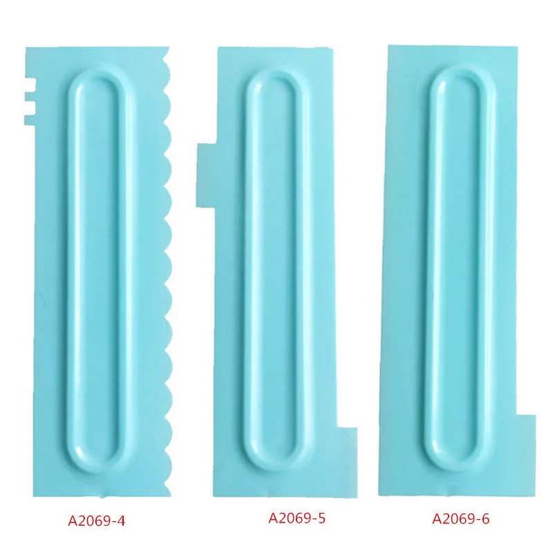 1 шт. шпатели для мастики расчески глазури пластиковый крем расческа украшения