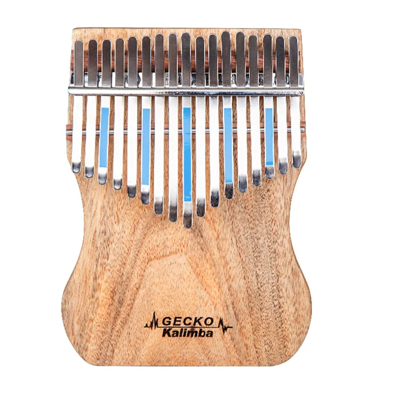 GECKO Kalimba 17 Keys B tones board-style finger thumb piano African indigenou music instruments Xylophone Camphor wood keyboard