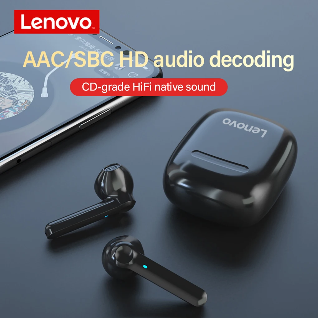 

Lenovo XT89 TWS wireless earphone Bluetooth 5.0 touch control sports waterproof headset HD call microphone Headphones