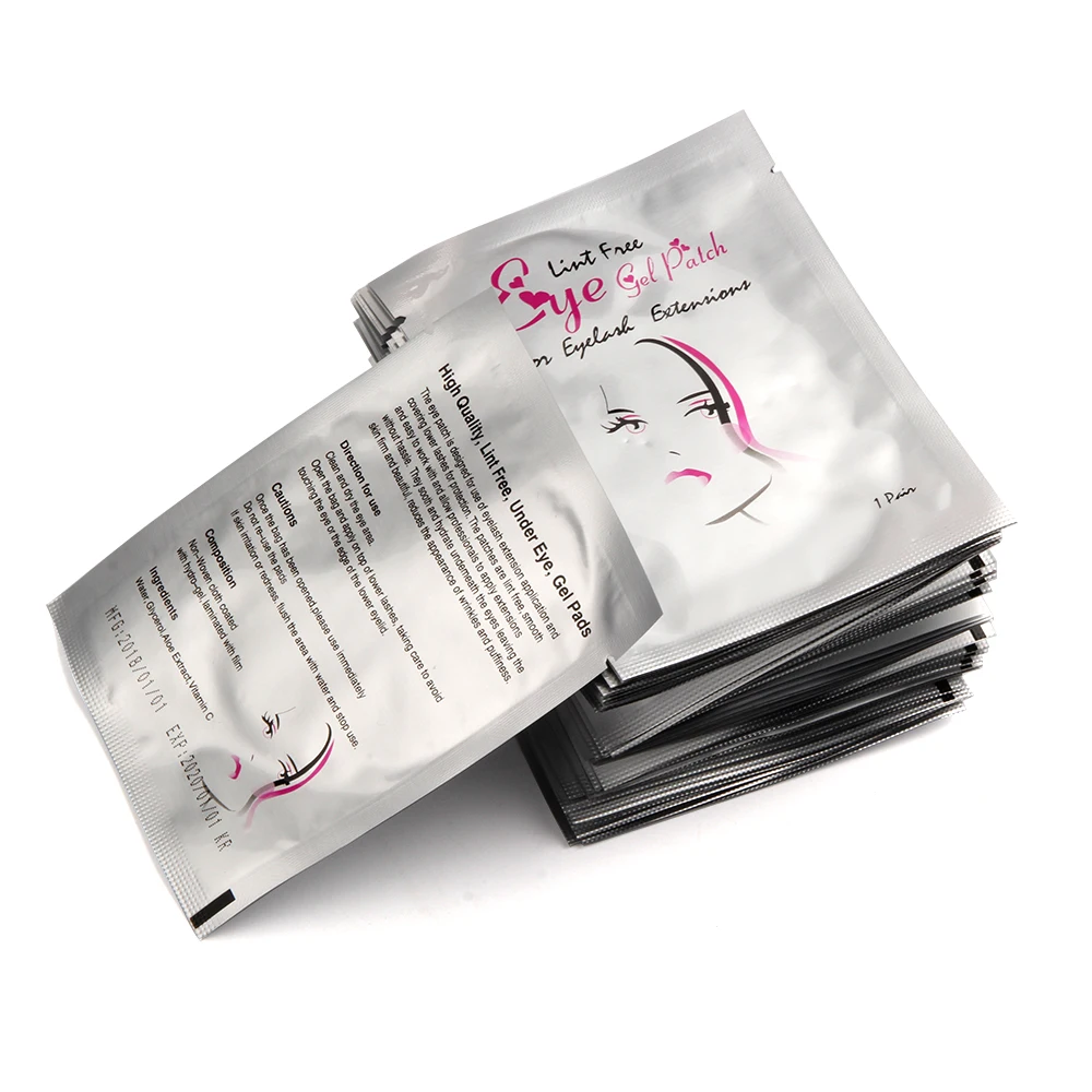 200/500 pairs Patches Under Eye Pads for Eyelash Extension Lint free Eye Tips Sticker Wraps Eyelashes Extension Makeup Tools