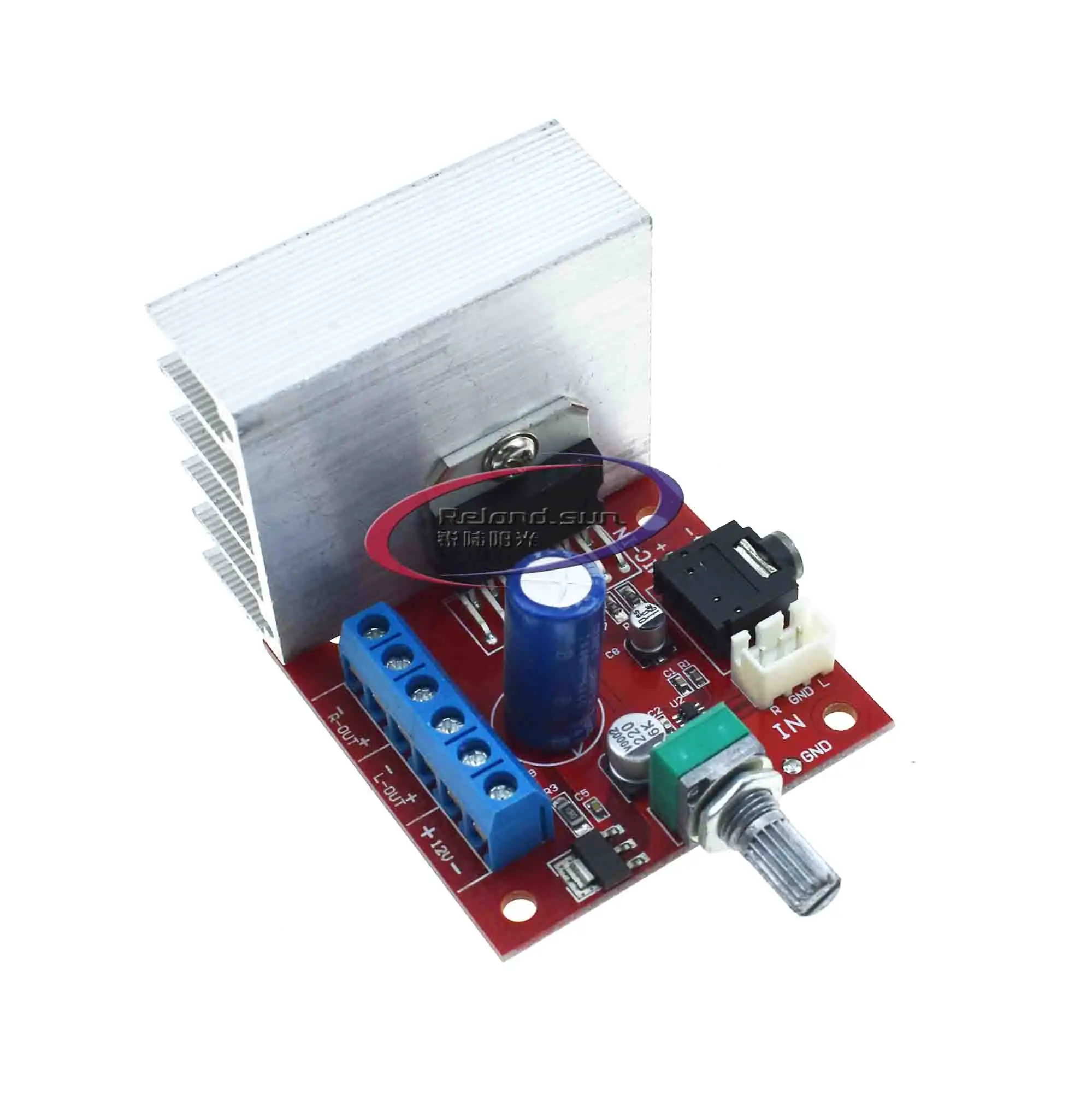 MAX9812 + TDA7297 Плата усилителя громкоговорителя электрические микрофонные