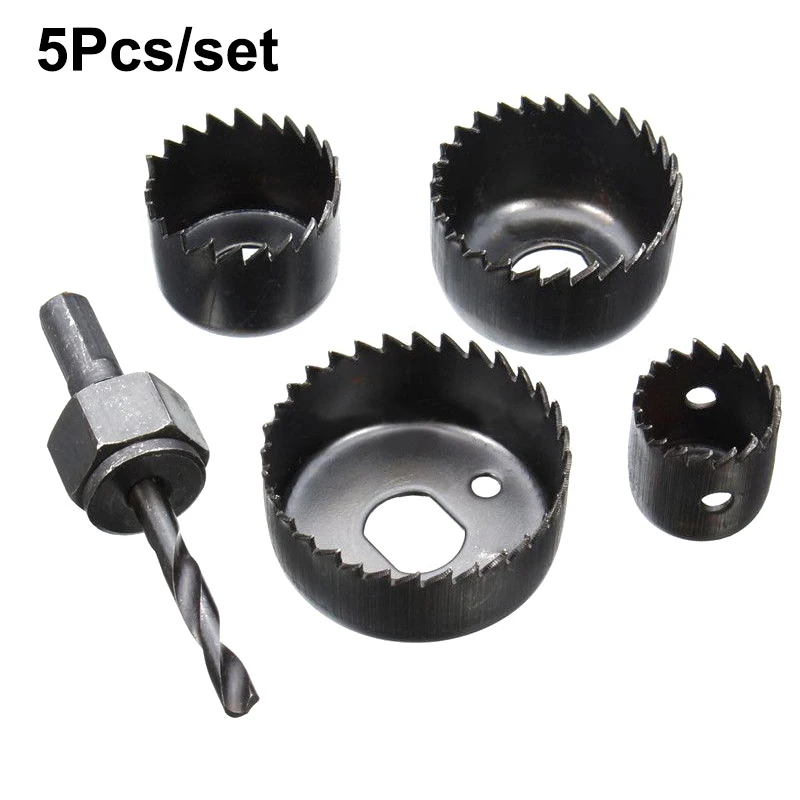 

5pcs 31-52mm Bi-Metal Wood Hole Saws Bit For Woodworking DIY Wood Cutter Drill Bit DIY Tool Accessories Power Tool Accessories