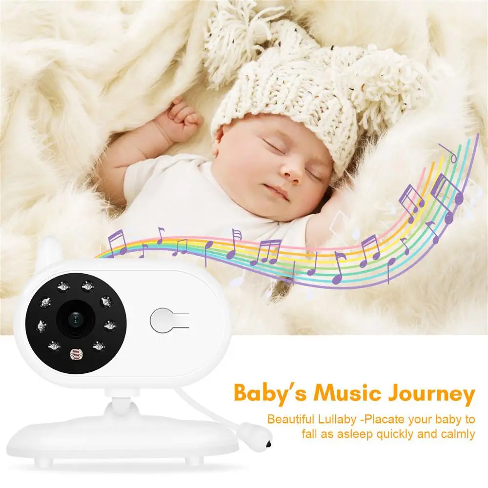 Babyphone детская камера беспроводная 3,5 дюймов ЖК-экран Аудио Видео Детский Монитор радио няня музыкальный домофон портативная камера для телефона