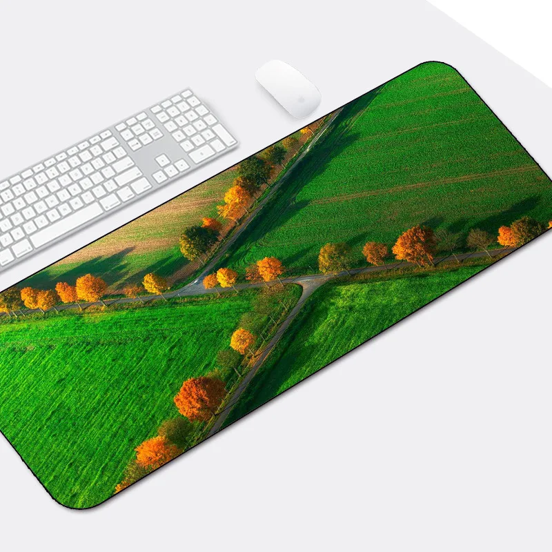 800 * 300 2mm Large Scenery Mouse Pad Cute Anime Gaming Computer Keyboard Mat Gamer Kawaii Desk Education & Office Supplies | Канцтовары