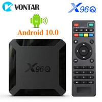 10pcs X96Q TV Box Android 10 4K Allwinner H313 Quad Core 2GB 16GB Youtube Set Top Box TVBOX 10 0 Smart TV Box Media Player